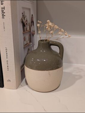 Vintage Stoneware Small Ceramic Vase